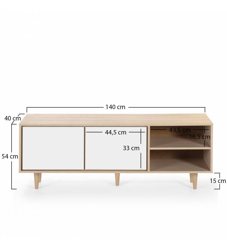 Mueble TV Delia 2 Puertas TopMueble 9