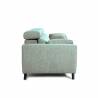 Sofa de 3 Plazas Cerdenya tapizado en tela Aura Sky TopMueble 4