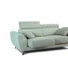 Sofa de 3 Plazas Cerdenya tapizado en tela Aura Sky TopMueble 3