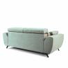 Sofa de 3 Plazas Cerdenya tapizado en tela Aura Sky TopMueble 5