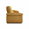 Sofa de 3 Plazas Alaska tapizado en tela Aura Mostaza TopMueble 4