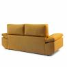 Sofa de 3 Plazas Alaska tapizado en tela Aura Mostaza TopMueble 5