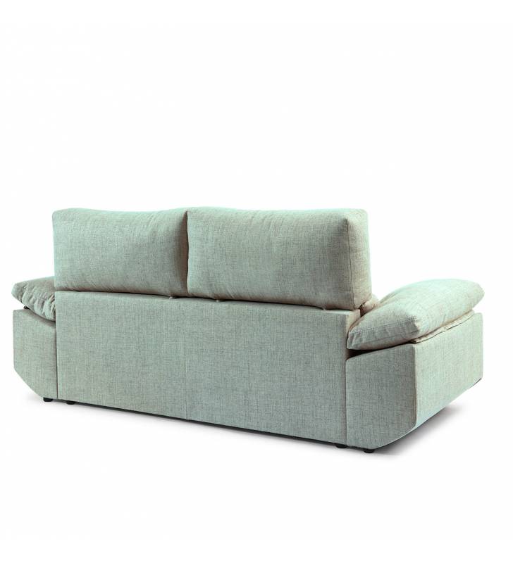 Sofa de 3 Plazas Alaska tapizado en tela Aura Sky  TopMueble 5