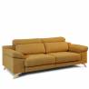 Sofá de 3 Plazas Michigan tapizado en tela Aura Mostaza TopMueble