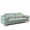 Sofá de 3 Plazas Michigan tapizado en tela Aura Sky TopMueble