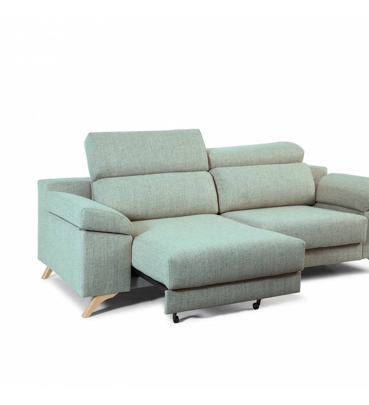 Sofá de 3 Plazas Michigan tapizado en tela Aura Sky TopMueble 3
