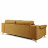 Sofá de 3 Plazas Michigan tapizado en tela Aura Mostaza TopMueble 5