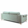 Sofá de 3 Plazas Michigan tapizado en tela Aura Sky TopMueble 5