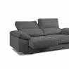 Sofá de 2 Plazas Athenea tapizado en tela Bronx Antracita TopMueble 3