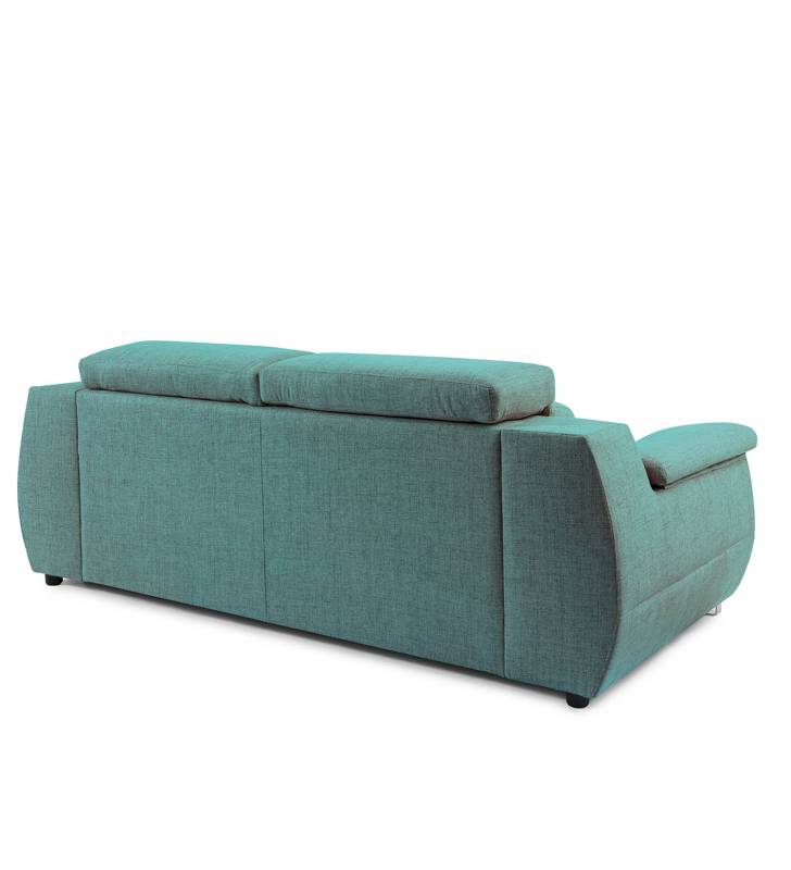 Sofá de 2 Plazas Castellón tapizado en tela Bronx Agave TopMueble 5