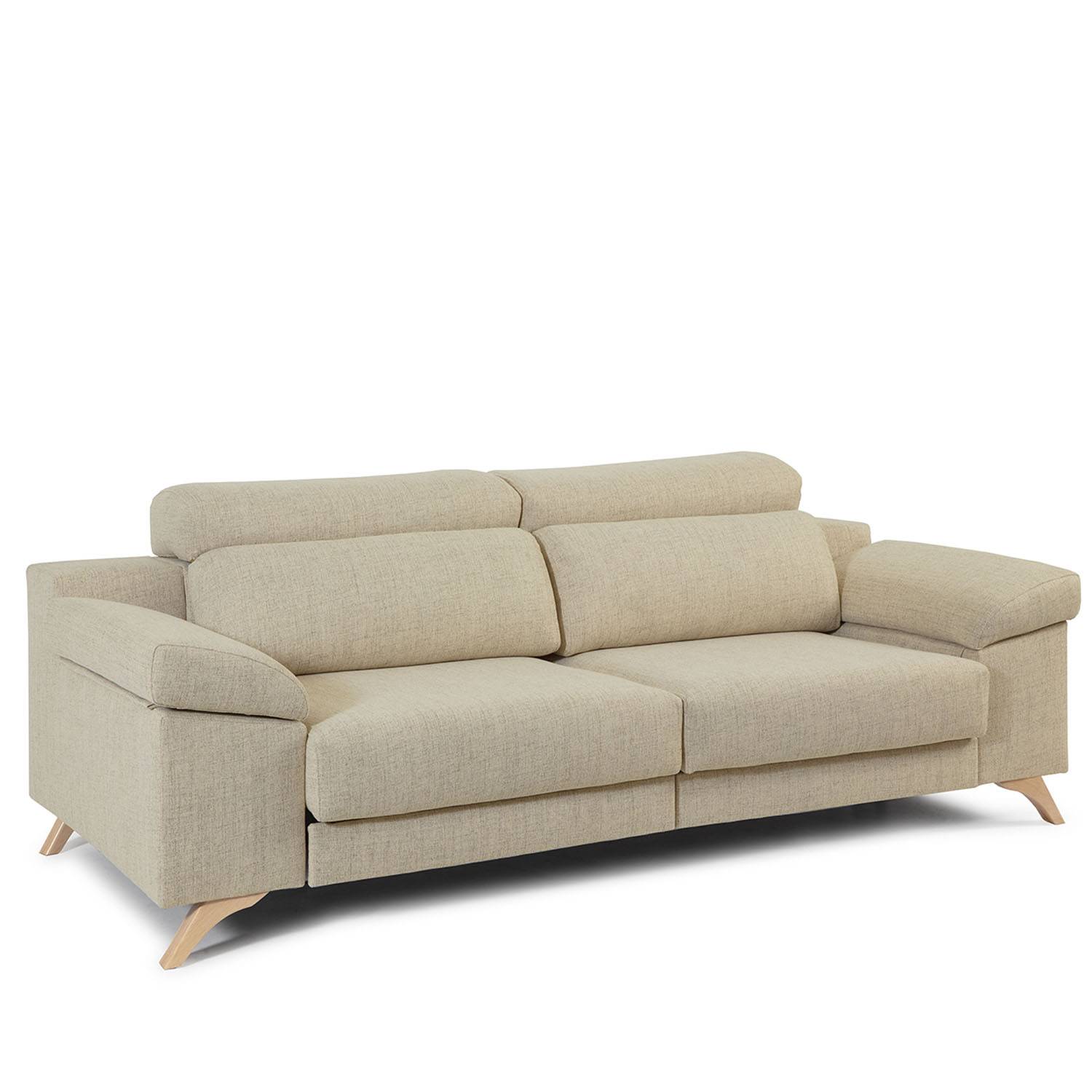 comprar sofá 3 plazas barato tapizado - Muebles San Francisco