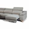 Sofá Chaise Longue Michigan Izquierda Aura Plata TopMueble 3