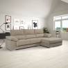Sofá Chaise Longue Vegas Derecha Bronx Piedra TopMueble 6