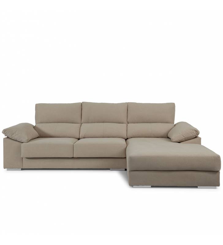 Sofá Chaise Longue Vegas Derecha Bronx Piedra TopMueble 2