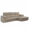 Sofá Chaise Longue Vegas Derecha Bronx Piedra TopMueble