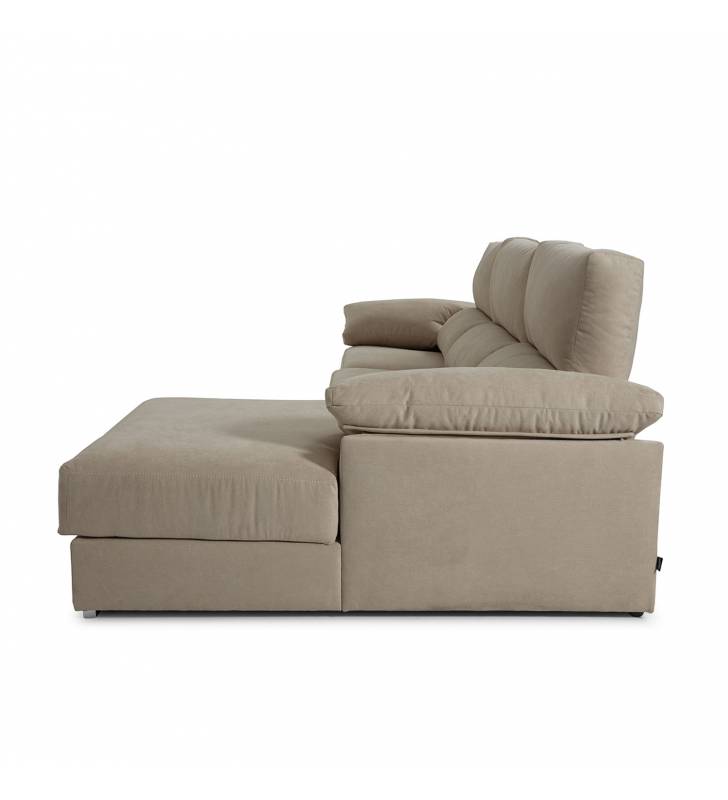 Sofá Chaise Longue Vegas Derecha Bronx Piedra TopMueble 4