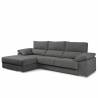 Sofá Chaise Longue Vegas Derecha Bronx Gris TopMueble