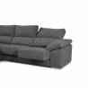 Sofá Chaise Longue Vegas Derecha Bronx Gris TopMueble 3