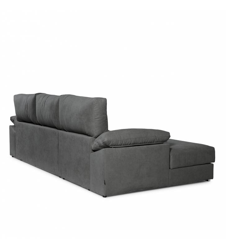 Sofá Chaise Longue Vegas Derecha Bronx Gris TopMueble 5