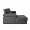 Sofá Chaise Longue Vegas Derecha Bronx Gris TopMueble 4