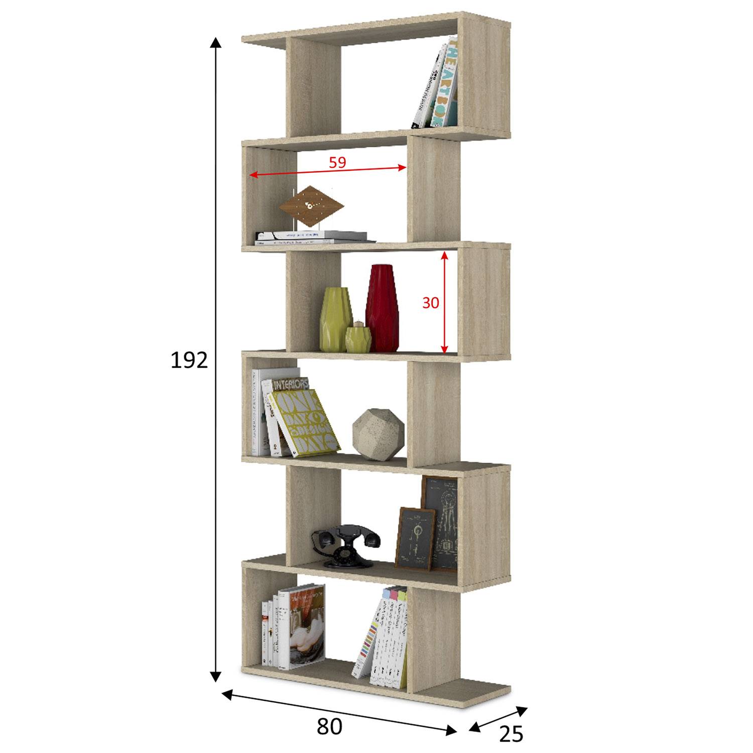 Estantería Librería Vitoria 150x80cm