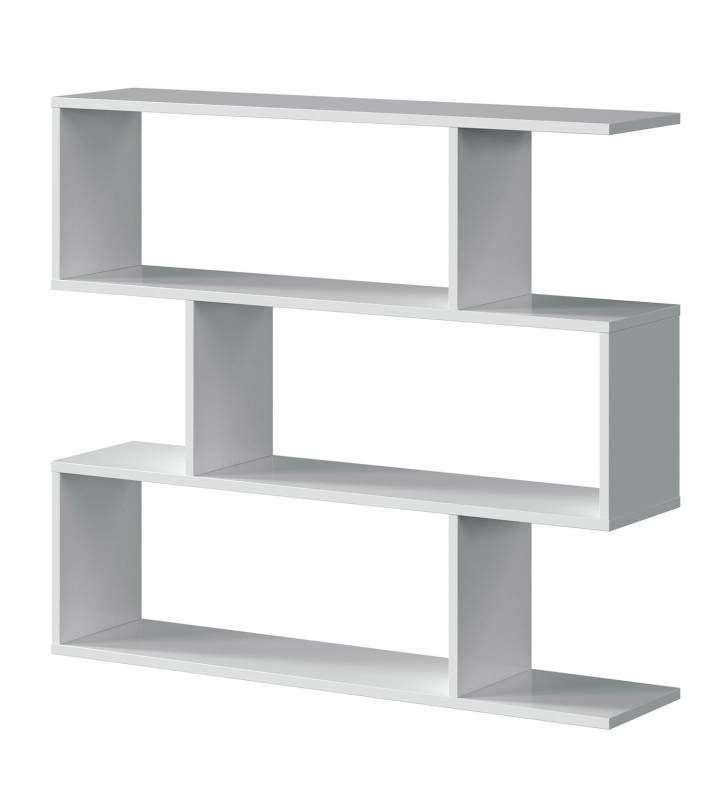 Estantería Alba 3H color Blanco/roble Topmueble 2