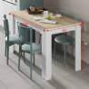 Mesa de comedor Sonia color blanco/roble Topmueble 4