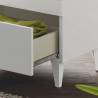 Mesita de noche Valeria Blanco brillo Topmueble 2