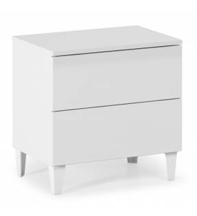 Mesita de noche Valeria Blanco brillo Topmueble 1