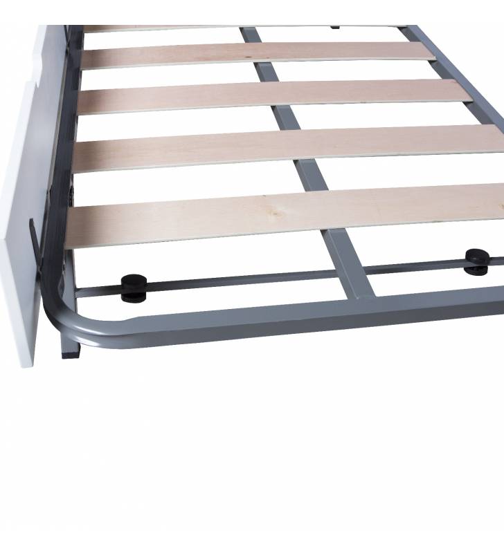 Cama De Arrastre Juvenil Madera Blanco 90x180 Cm con Ofertas en Carrefour