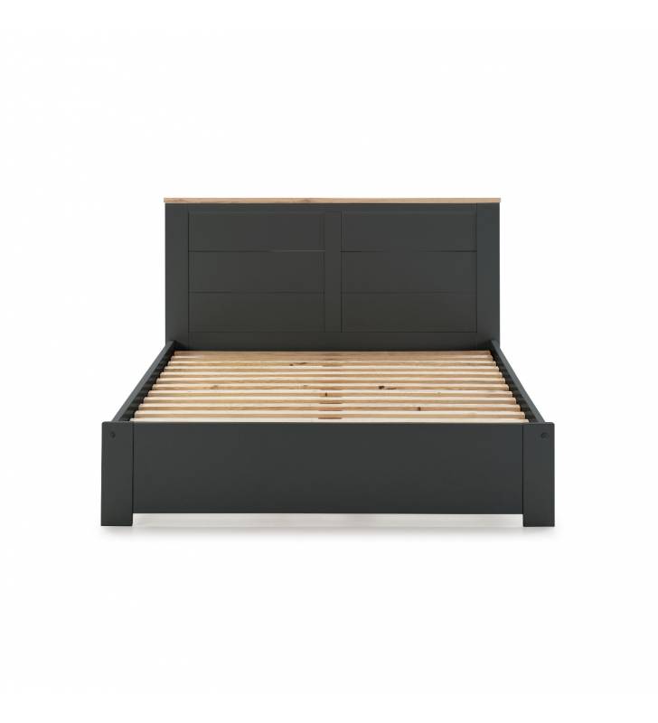 Cama con somier Gris Alaska Top Mueble 2