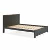 Cama con somier Gris Alaska Top Mueble
