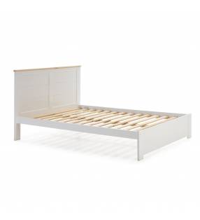 Cama con somier Blanca Alaska Top Mueble