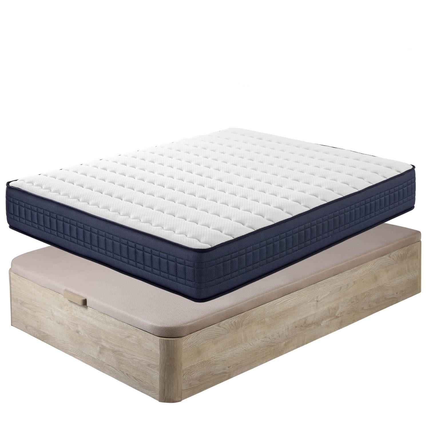Protector de colchón de 160x200 cm color blanco para colchones Super Queen  size Forme