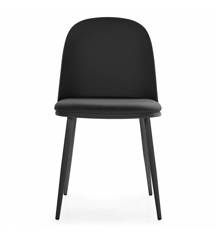 Silla Maseru pack de 4 negro Topmueble 2