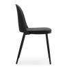Silla Maseru pack de 4 negro Topmueble 3