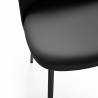 Silla Maseru pack de 4 negro Topmueble 6