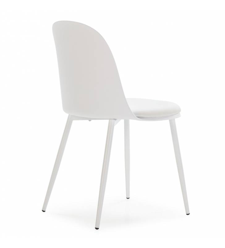 Silla Maseru pack de 4 blanco Topmueble 5