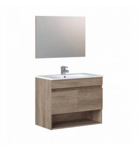 Mueble Baño Qatar 80cm 2p con espejo Topmueble 1