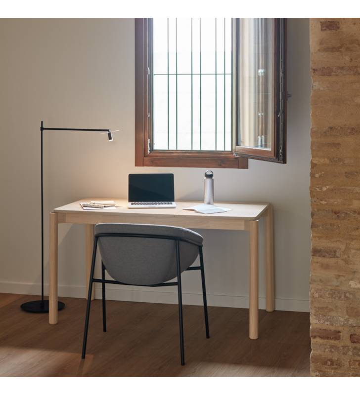 Escritorio Atlas Natural Claro/Negro Topmueble 6