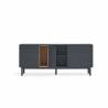Aparador Gris Antracita 180 cm Corvo 1P6C Top Mueble 4