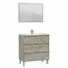 Mueble de Baño Deva 3c 80cm Alaska con espejo Topmueble 6