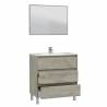 Mueble de Baño Deva 3c 80cm Alaska con espejo Topmueble 7