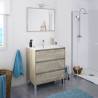 Mueble de Baño Deva 3c 80cm Alaska con espejo Topmueble 9