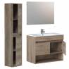 Mueble Baño Qatar 80cm 2p con espejo Topmueble 12