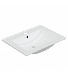 Lavabo lavamanos 60x45cm Cerámico blanco Topmueble 1