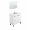 Mueble Baño Aroa color Blanco brillo con espejo Topmueble 3