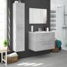 Pack Mueble de Baño Alena 2c Cemento/Blanco Topmueble 2