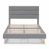 Cama tapizada Adriana color gris Topmueble 3