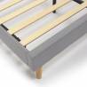 Cama tapizada Adriana color gris Topmueble 6